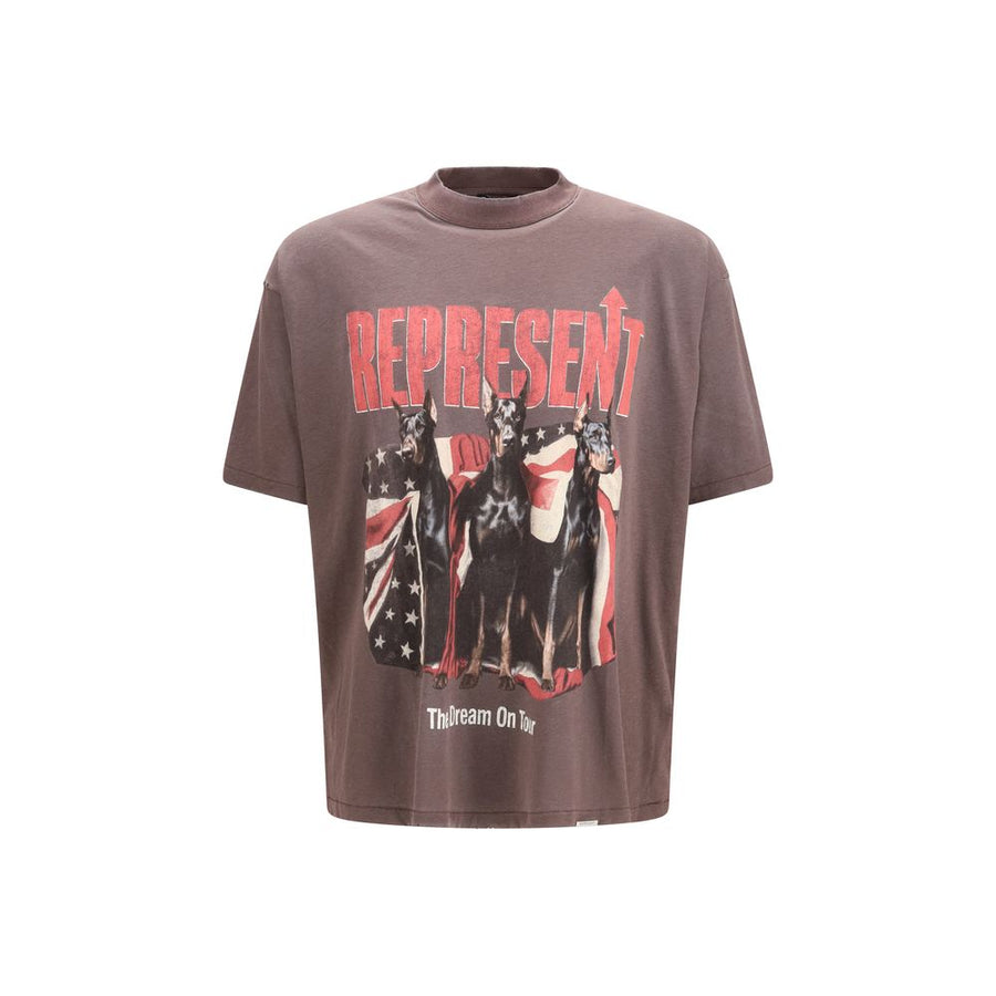 Represent Schwarzes Baumwoll-T-Shirt