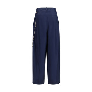 Darkpark Blaue Baumwoll-Freizeithose