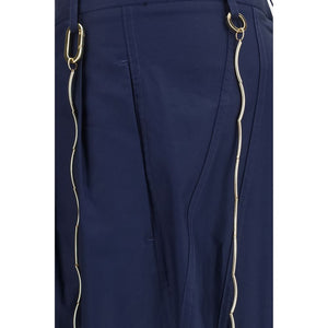Darkpark Blaue Baumwoll-Freizeithose