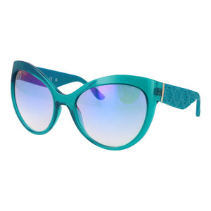 Guess Sonnenbrille aus Edelstahl in Türkis