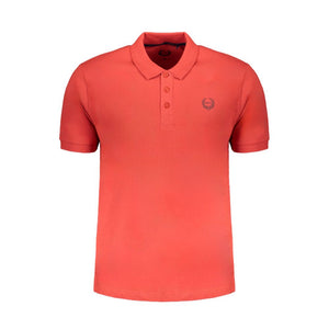 Gianmarco Venturi Rotes Herren-Poloshirt aus Baumwolle
