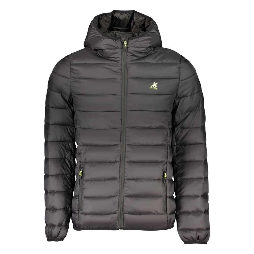 U.S. Grand Polo Schwarze Herrenjacke aus Polyester
