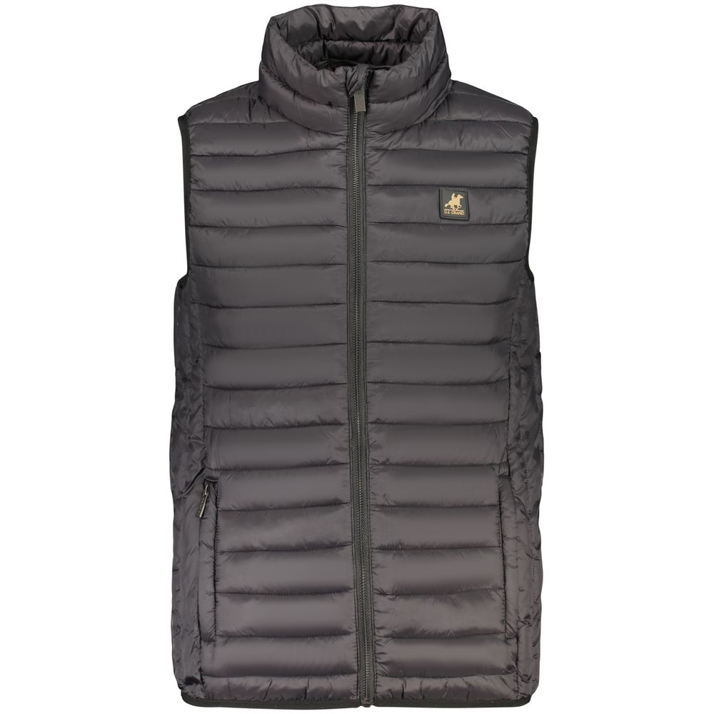 U.S. Grand Polo Nero Poliestere Herren Weste