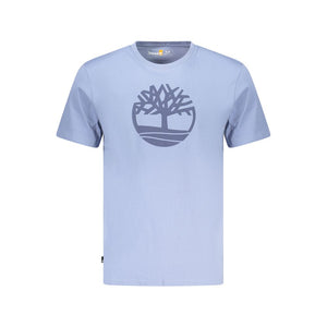 Timberland Blaues Baumwoll-T-Shirt für Herren