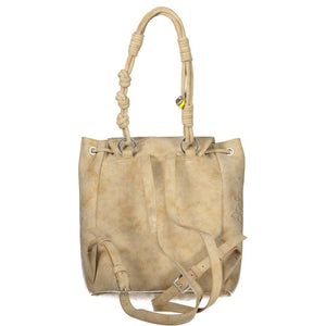 Desigual Beige Polyurethane Damen-Rucksack