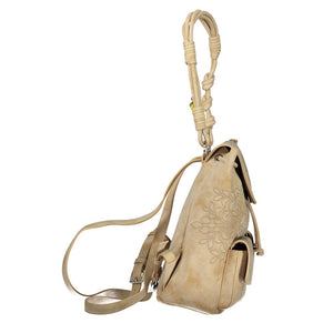 Desigual Beige Polyurethane Damen-Rucksack