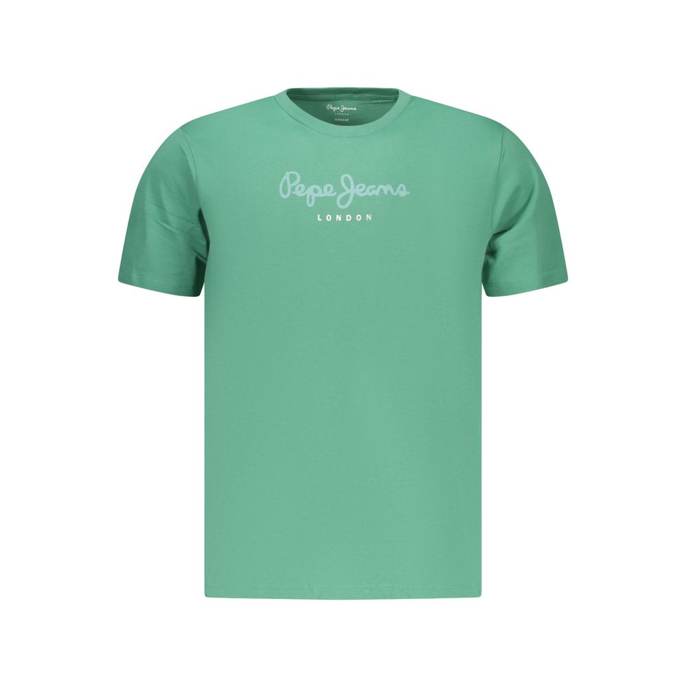 Pepe Jeans Verde Baumwoll-T-Shirt für Herren