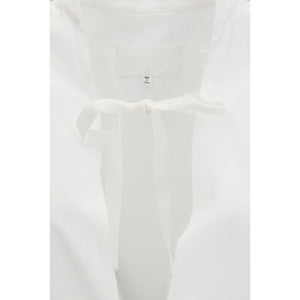 Maison Margiela Weißes Baumwoll-Freizeitkleid