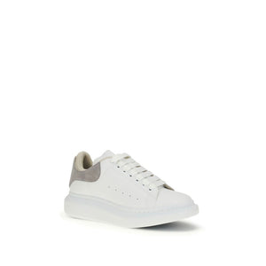 Alexander McQueen Weiße Kalbsleder Bos Taurus Chunky Sneaker