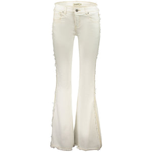 Desigual Bianco Cotton Female Jeans