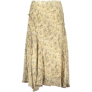 Desigual Beiger Polyester-Maxirock