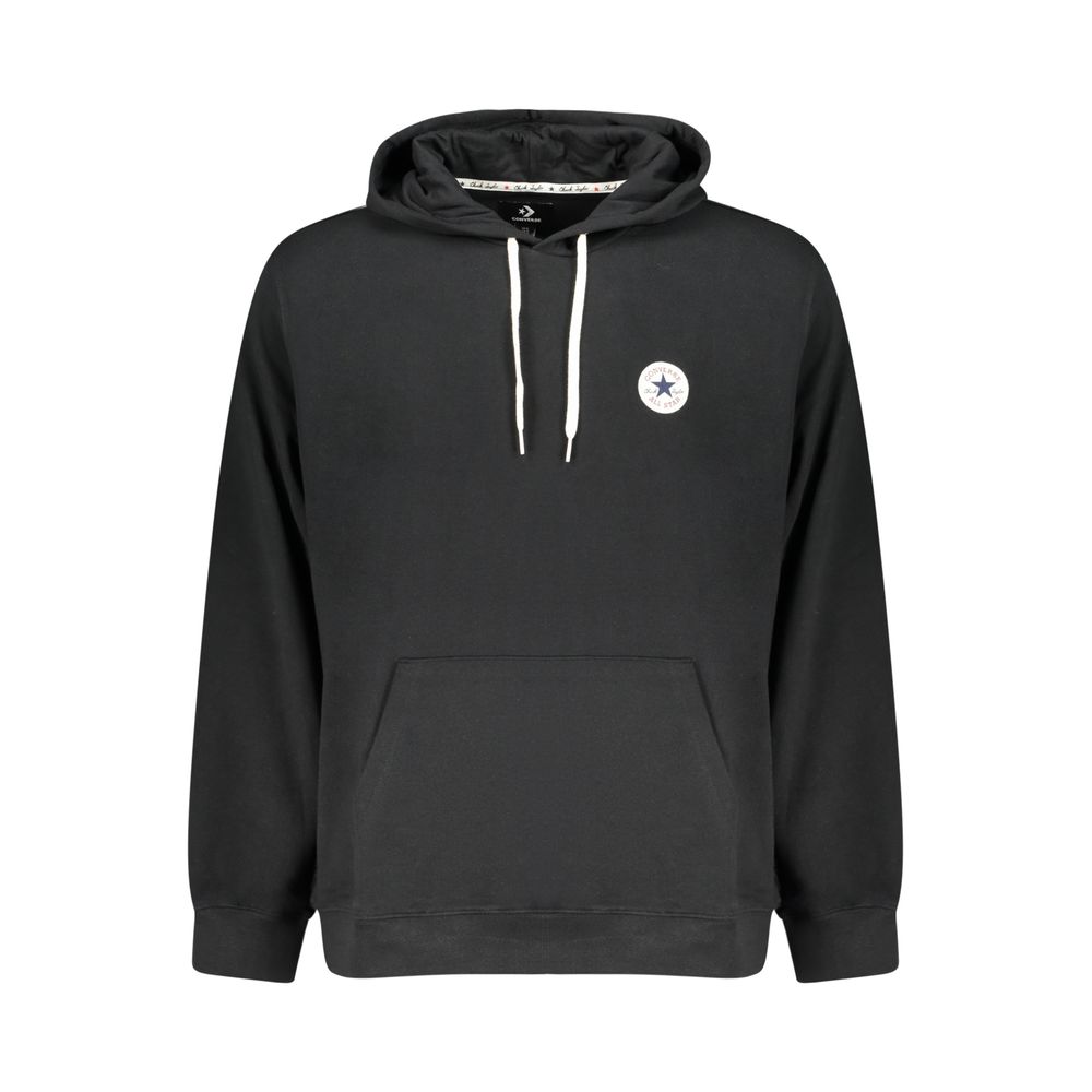 Converse Schwarzer Baumwoll-Sweatshirt