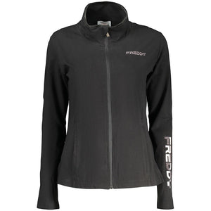 Freddy Schwarzer Baumwoll-Sweatshirt