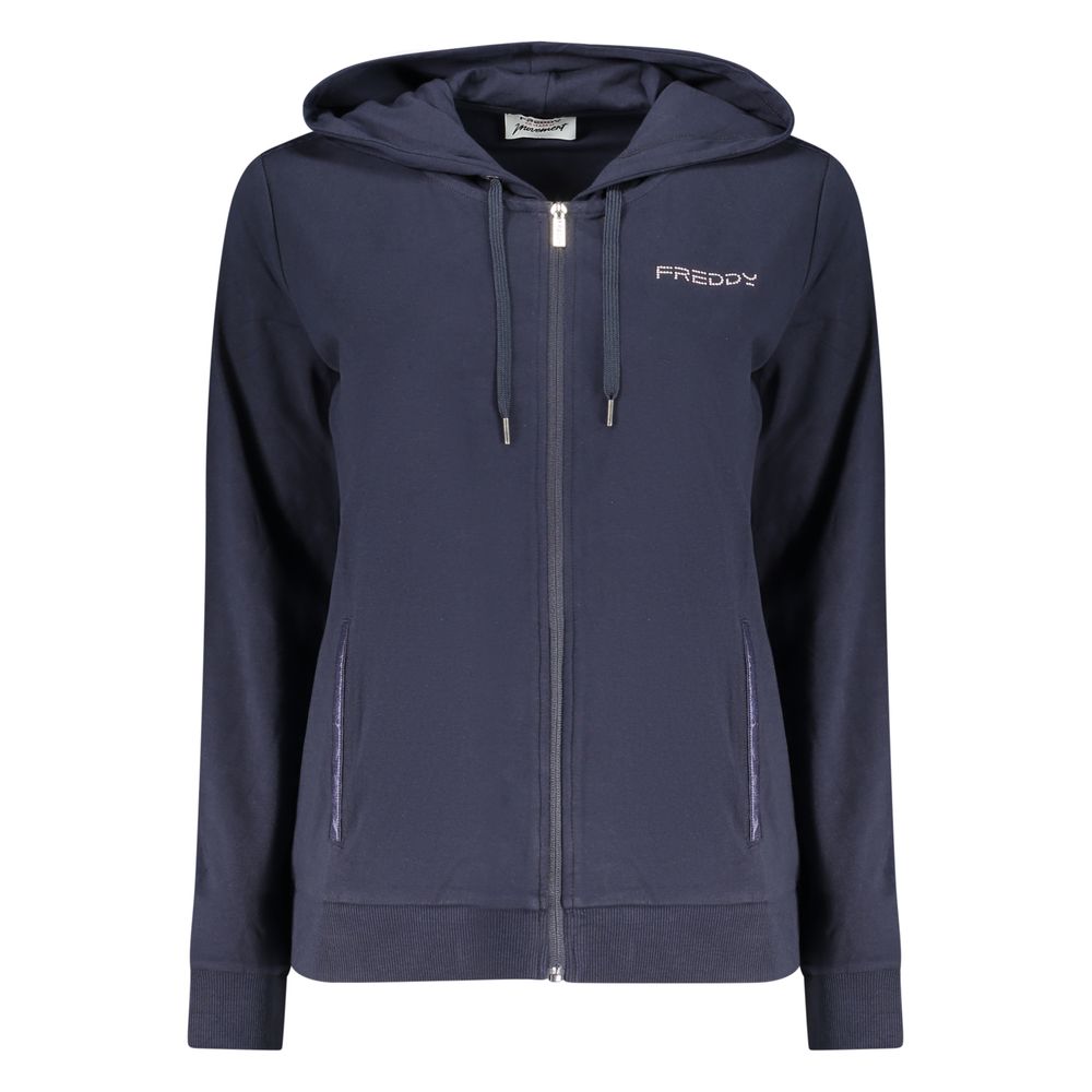 Freddy Blauer Baumwoll-Sweatshirt