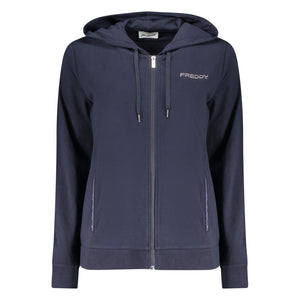 Freddy Blauer Baumwoll-Sweatshirt