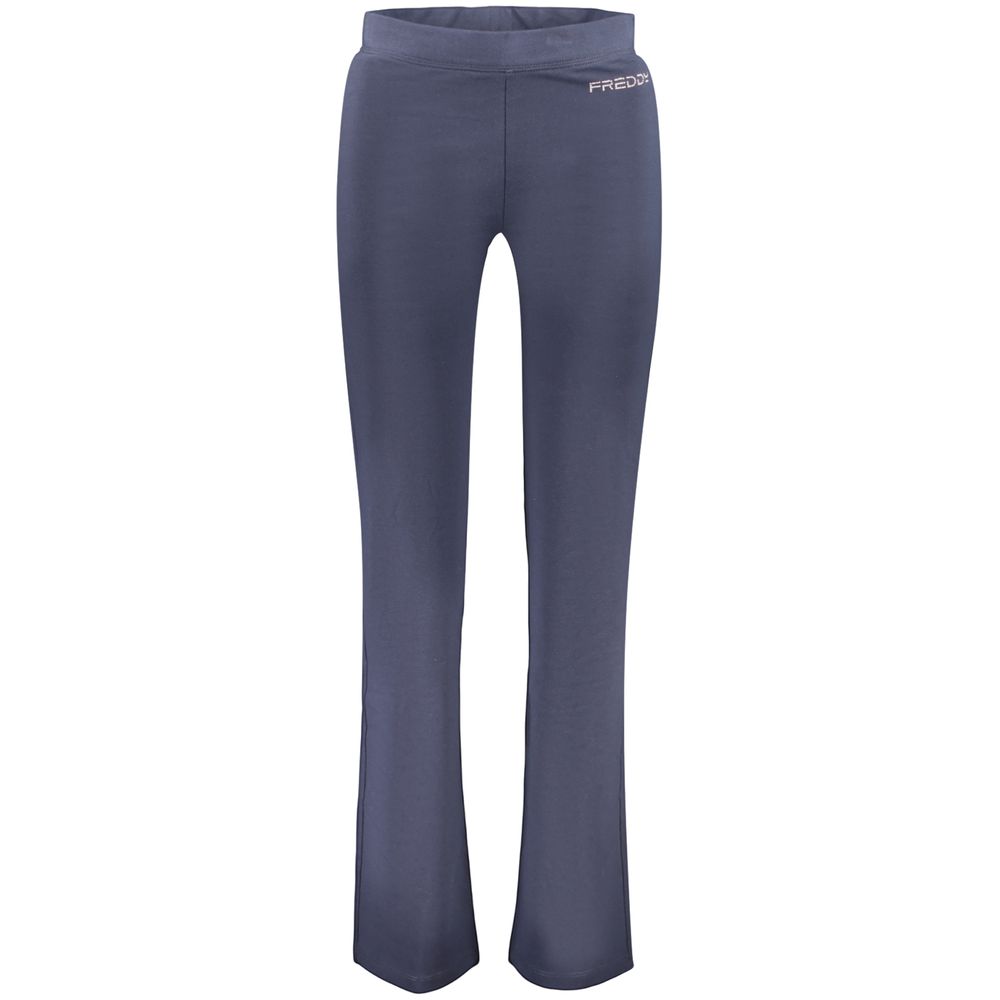 Freddy Blaue Baumwoll-Jogginghose für Damen
