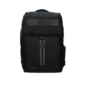 Piquadro Schwarzer Rucksack aus Stoff