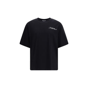 Off-White Schwarzes Baumwoll-T-Shirt