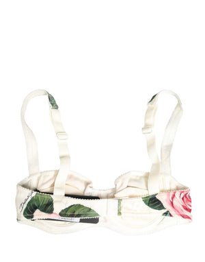 Dolce & Gabbana Bunter Blumen-Bügel-BH mit leichter Polsterung