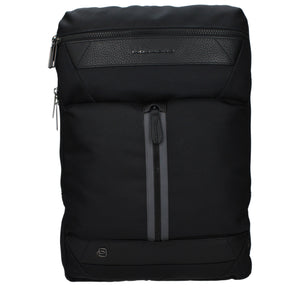 Piquadro Schwarzer Rucksack aus Stoff