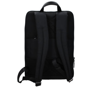 Piquadro Schwarzer Rucksack aus Stoff