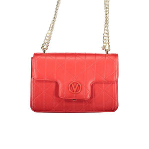 Mario Valentino Rote Damen-Tasche aus Polyurethan