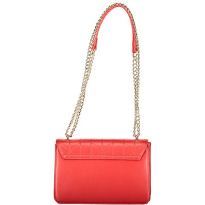 Mario Valentino Rote Damen-Tasche aus Polyurethan