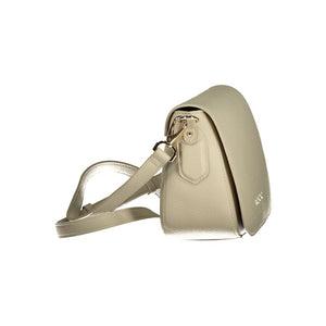Mario Valentino Beige Polyurethane Damen Handtasche