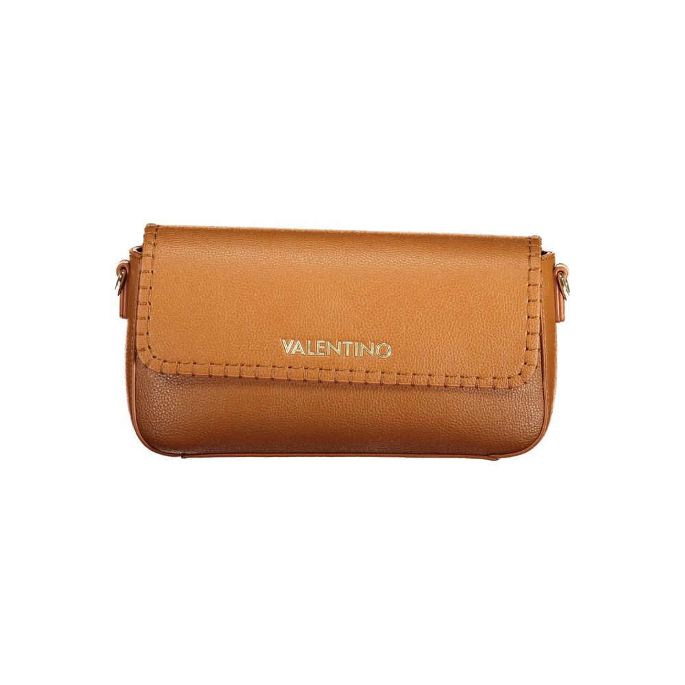 Mario Valentino Braune Damenhandtasche aus Polyurethan