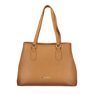 Mario Valentino Braune Damenhandtasche aus Polyurethan