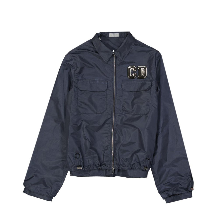 Dior Blaue Shell-Jacke aus Polyamid