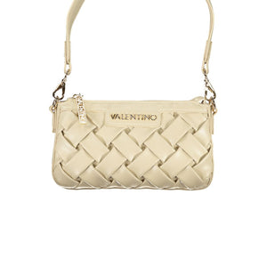Mario Valentino Beige Polyurethane Damen Handtasche