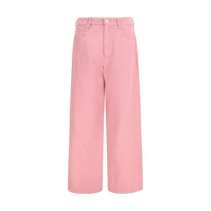 'S Max Mara Mehrfarbige Baumwoll-Freizeithose