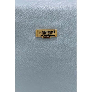 Baldinini Trend Blaue Clutch aus Rindsleder