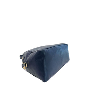 Baldinini Trend Blaue Clutch aus Rindsleder