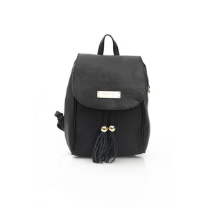 Baldinini Trend Schwarze Leder Damentasche