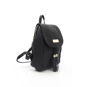 Baldinini Trend Schwarze Leder Damentasche
