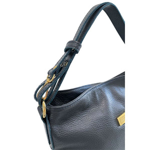 Baldinini Trend Blaue Kalbsleder-Clutch