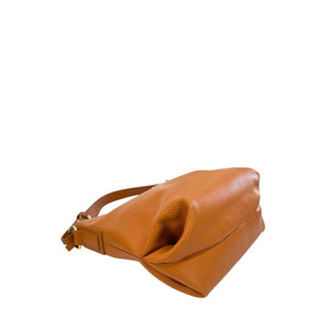 Baldinini Trend Braune Clutch aus Rindsleder