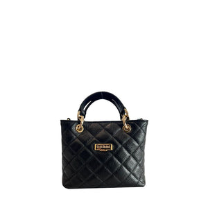 Baldinini Trend Schwarze Leder Damentasche