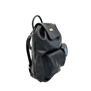 Baldinini Trend Schwarzer Lederrucksack für Damen
