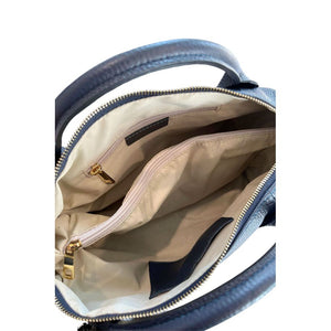 Baldinini Trend Blaue Leder-Damentasche