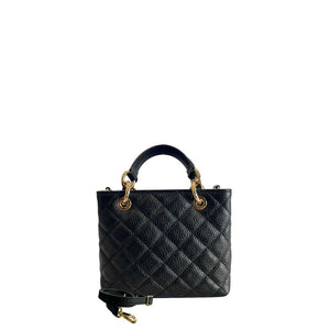 Baldinini Trend Schwarze Leder Damentasche
