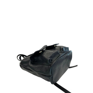 Baldinini Trend Schwarzer Lederrucksack für Damen