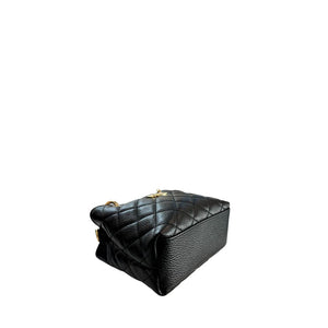 Baldinini Trend Schwarze Leder Damentasche
