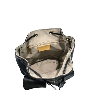 Baldinini Trend Schwarzer Lederrucksack für Damen