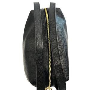 Baldinini Trend Schwarze Clutch aus Rindsleder