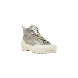 Superga Grüne Stoff-Sneaker