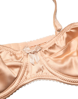 Dolce & Gabbana Beige Halbgepolsterter Bügel-Balkonett-BH