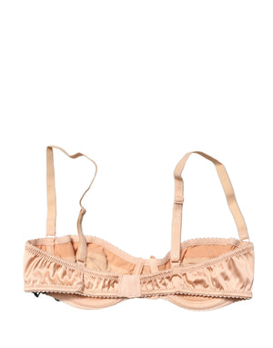 Dolce & Gabbana Beige Halbgepolsterter Bügel-Balkonett-BH